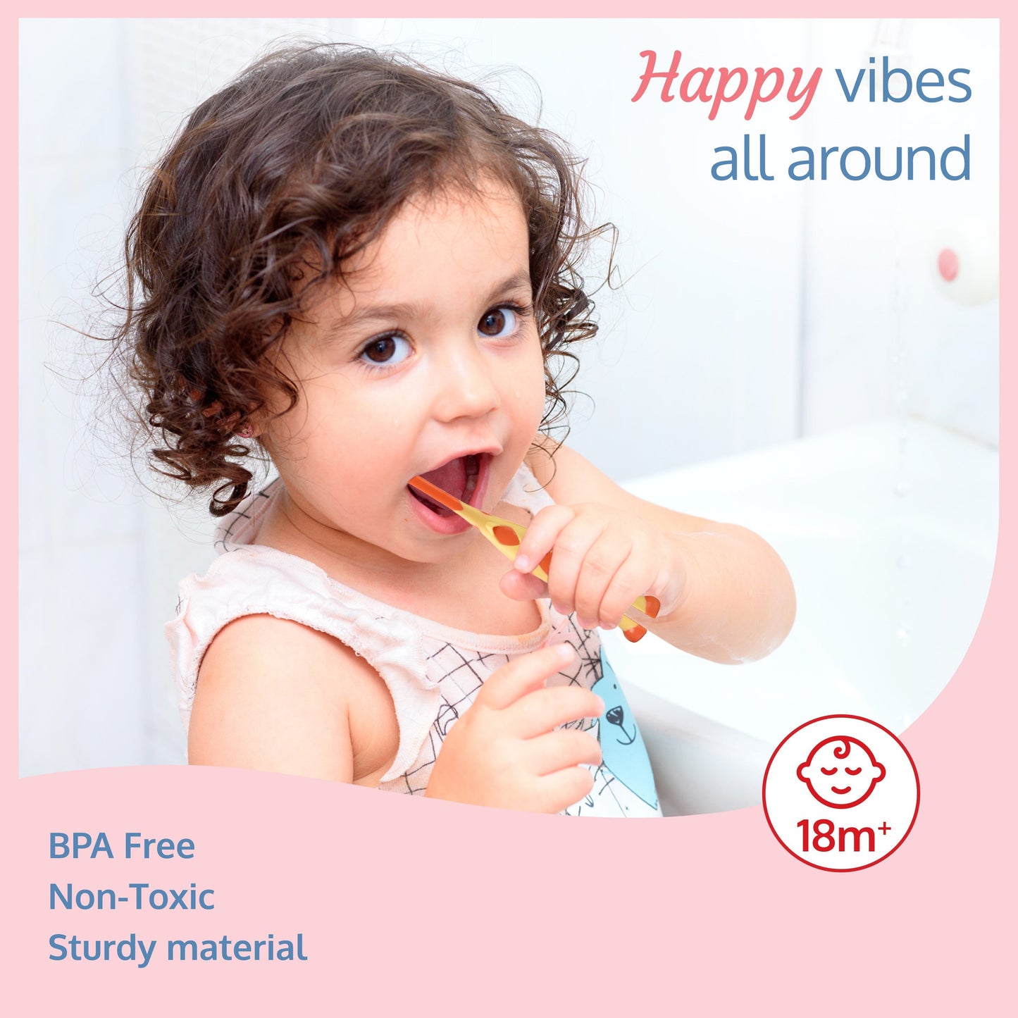 Tiny Giffy Kids Toothbrush (Assorted Colors, Colors may vary)