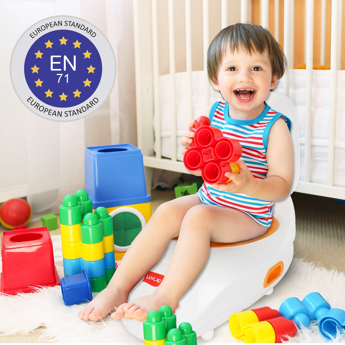 Elegant Baby Potty Seat, Orange