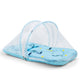 LuvLap Net Pillow Mattress Blue Pilot Print