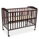 Baby Wooden Cot, C-60, Dark Brown