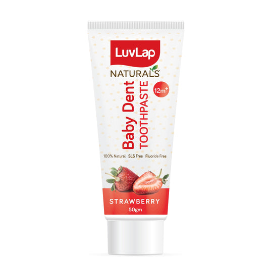 Naturals Baby Dent 100% Natural Toothpaste for Kids, Strawberry Flavour, 50g