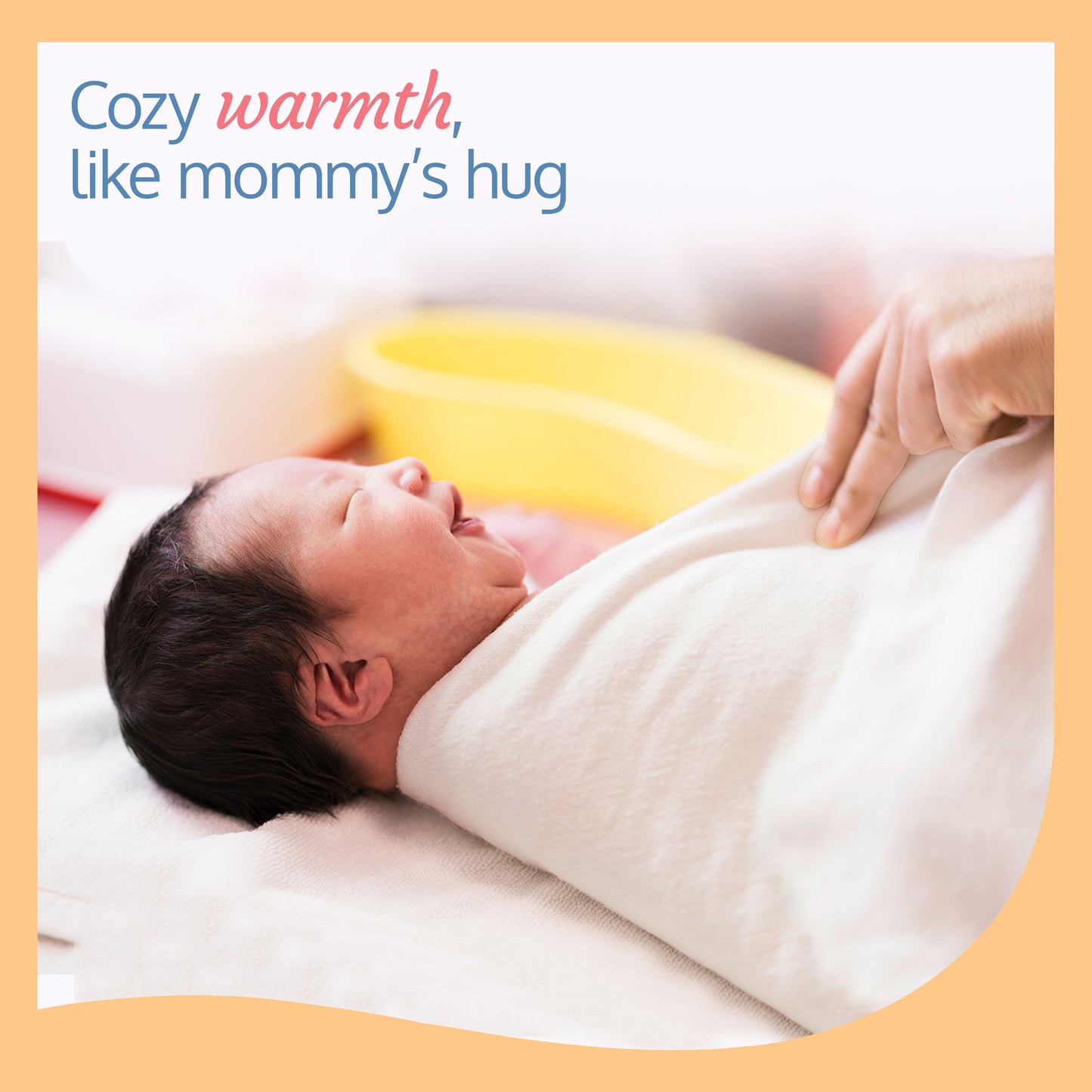 100% Cotton Muslin Baby Swaddles, Plain White, 70cm x 70cm, 0-18M+