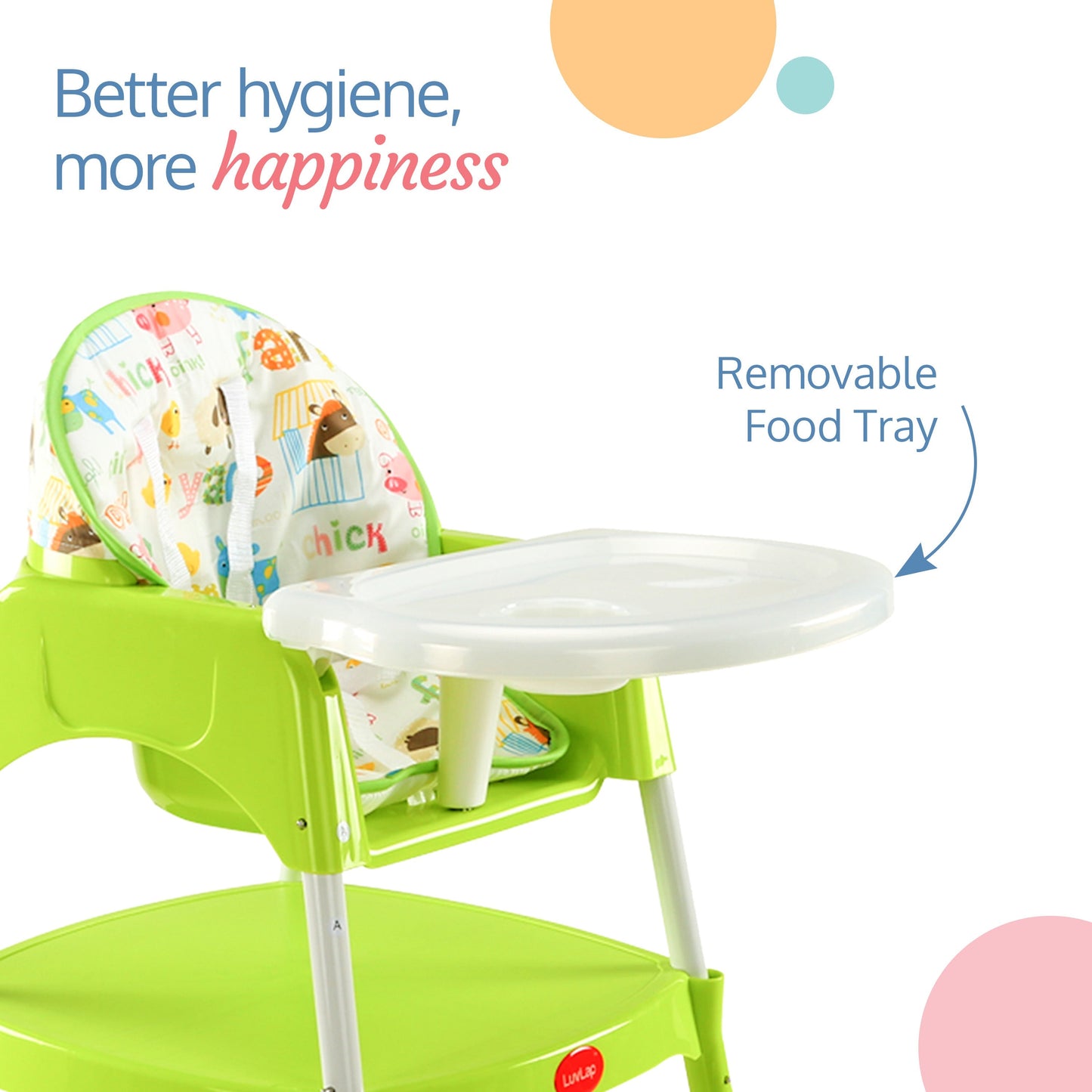 3-In-1 Baby High Chair, Green