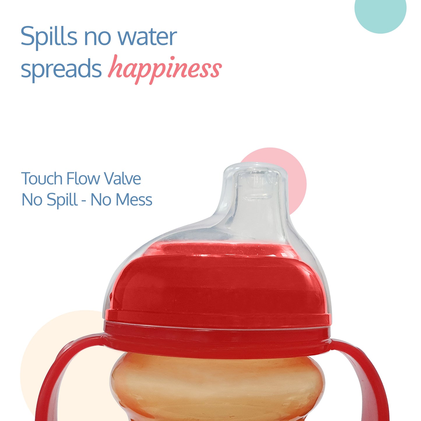 Moby Little Spout Sippy Cup, 240Ml, Orange