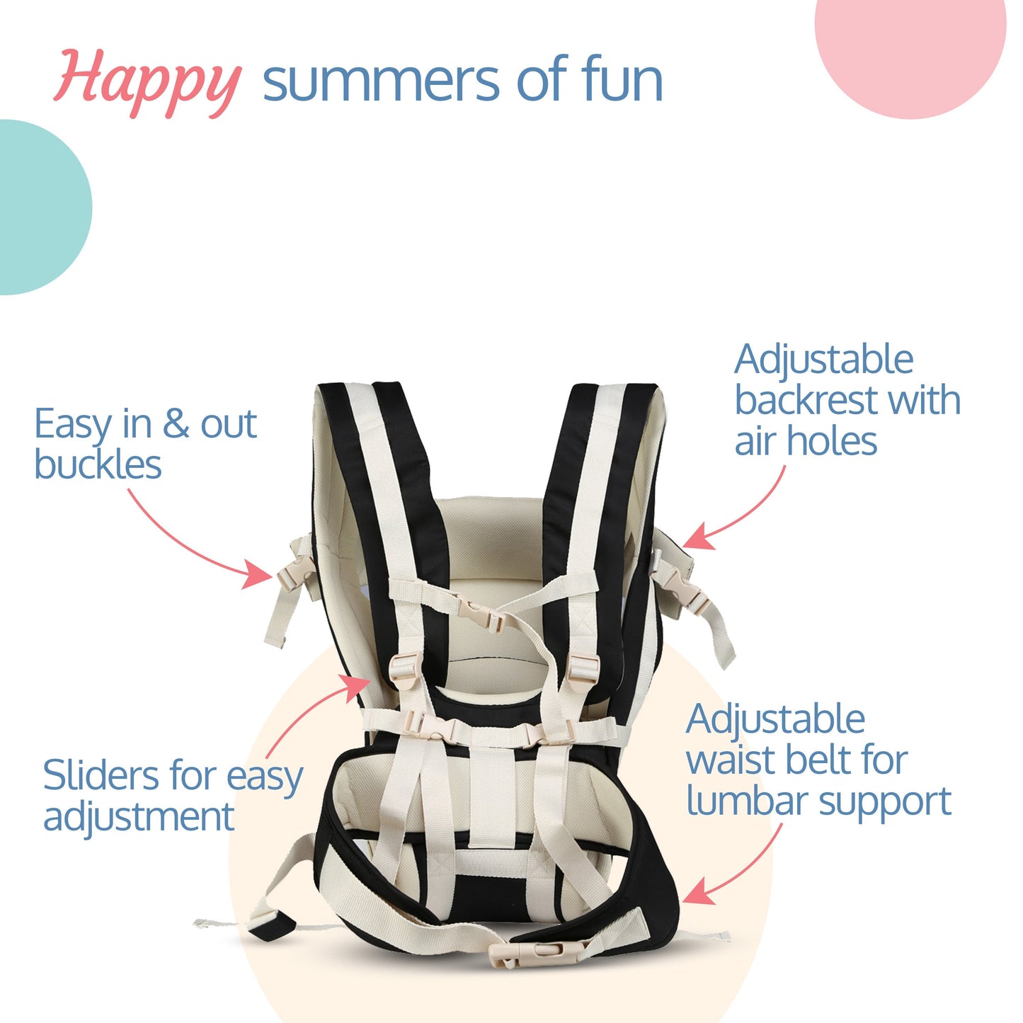 Elegant Baby Carrier, Black