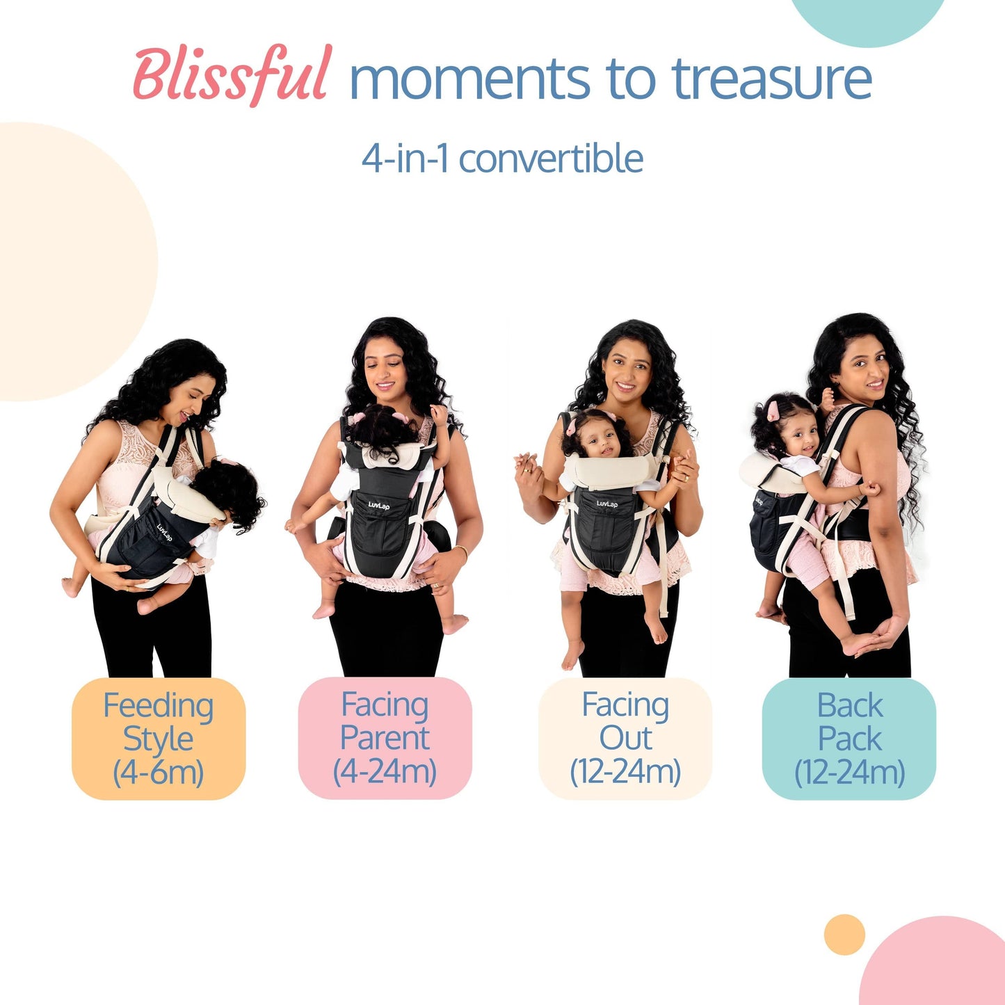 Elegant Baby Carrier, Black