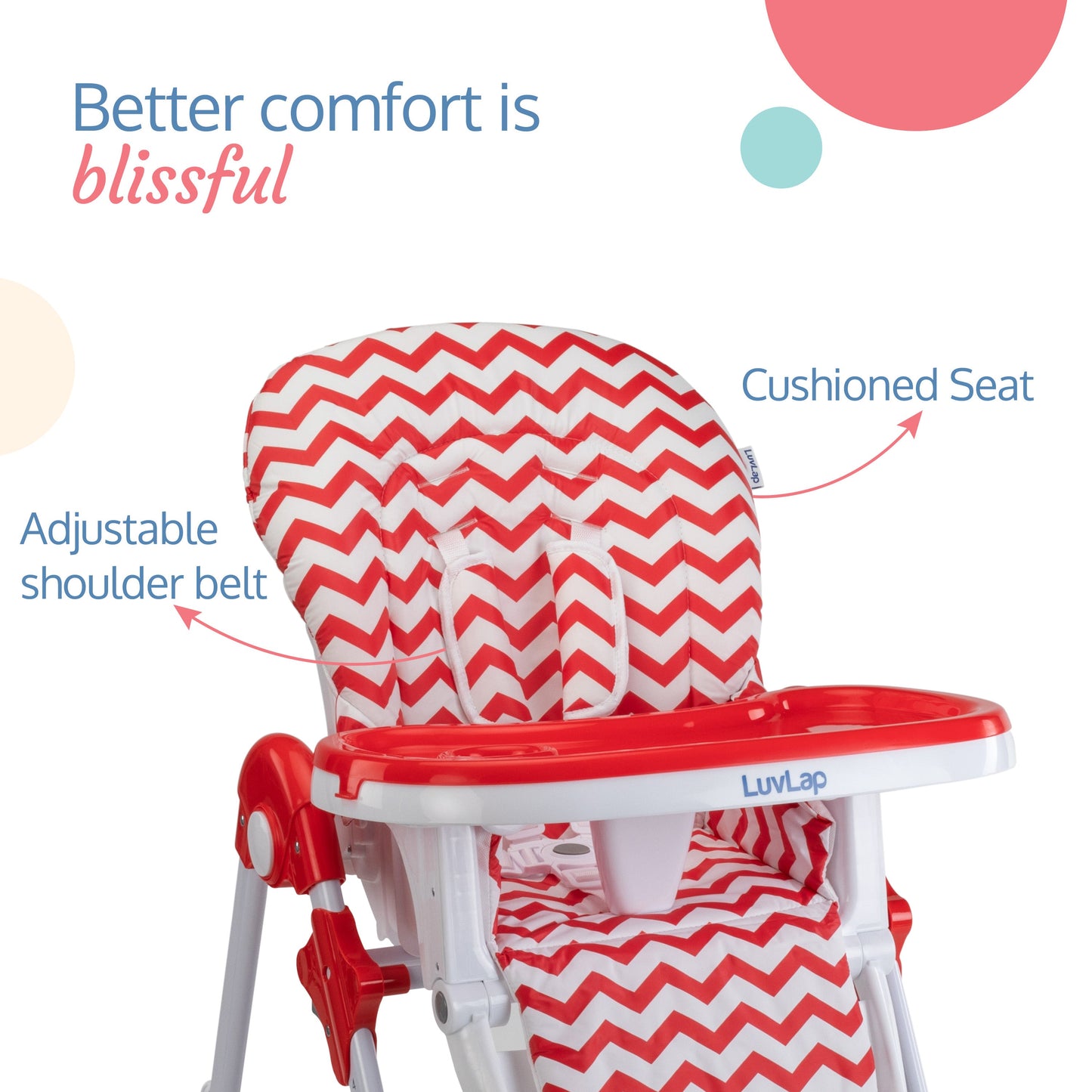 Royal Baby High Chair, Red