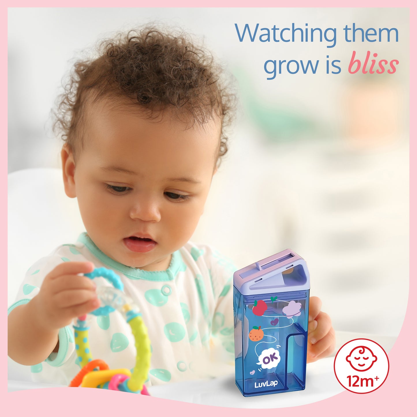 Aqua Baby Sipper - Pink, 240ml