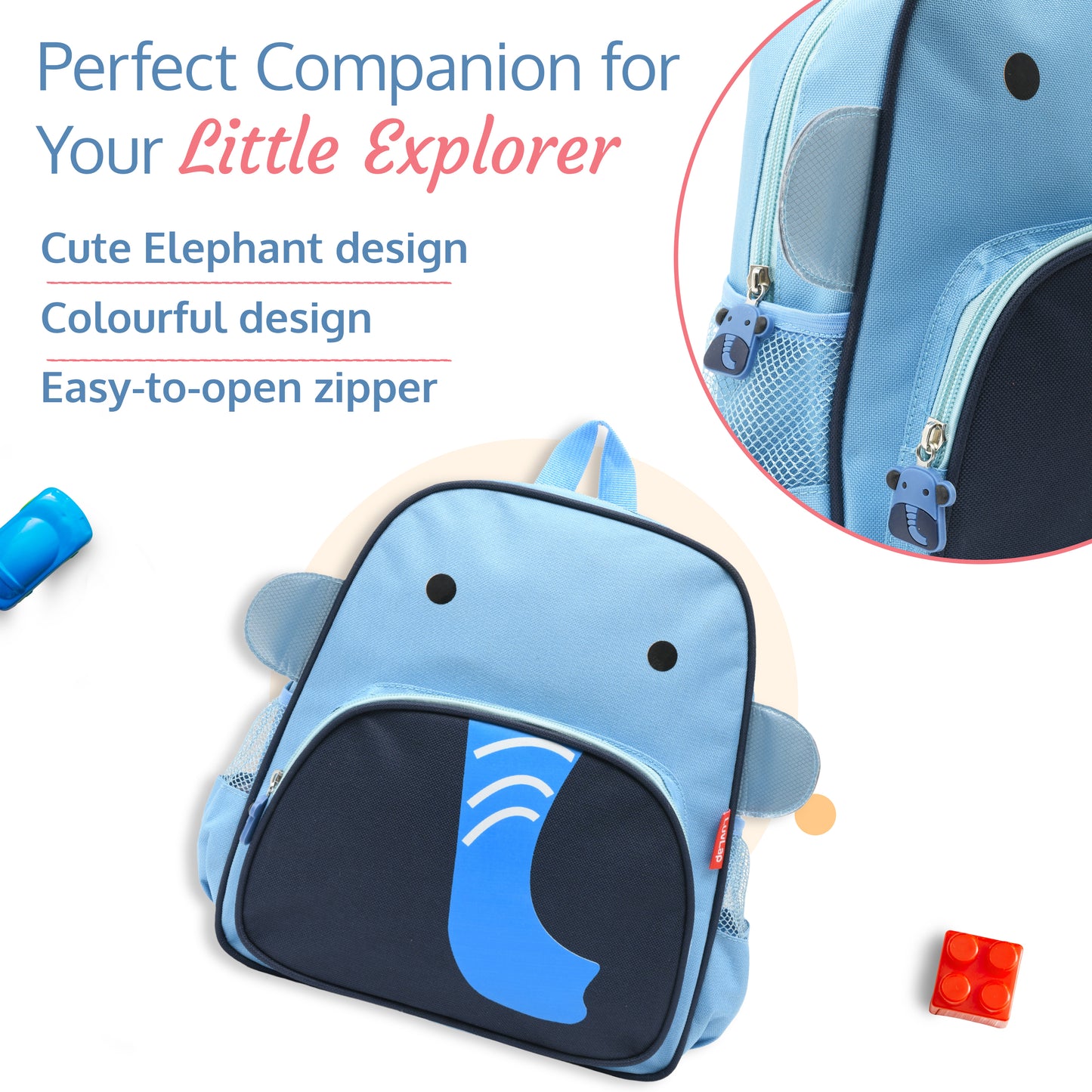 LuvLap Kids' Backpack/Bag, Vibrant designs