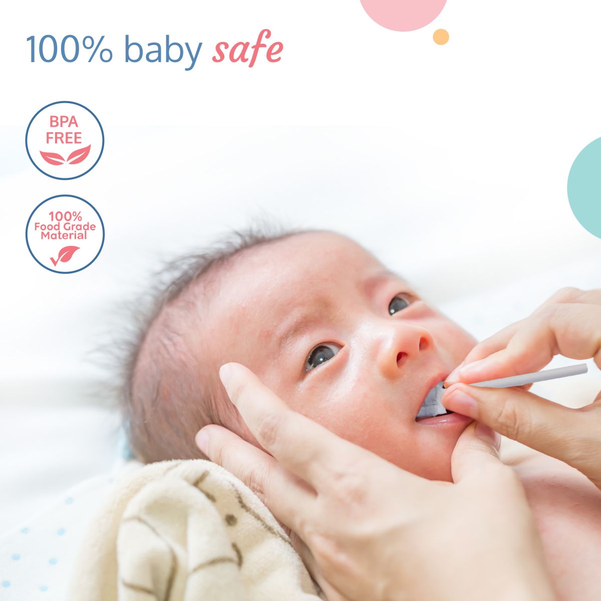 40Pcs Oral Care Disposable Mouth Swabs