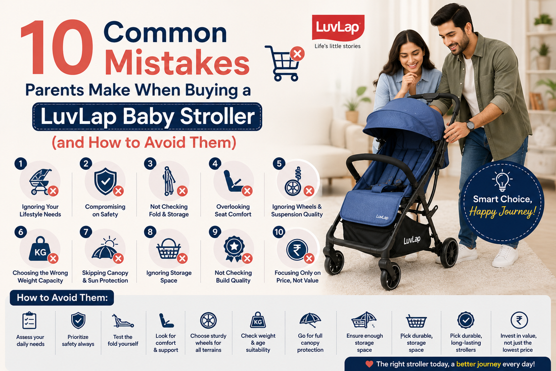10 Common Mistakes Parents Make When Buying a LuvLap Baby Stroller (and How to Avoid Them)