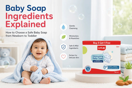 Baby Soap Ingredients Explained: How to Choose a Safe Baby Soap from Newborn to Toddler