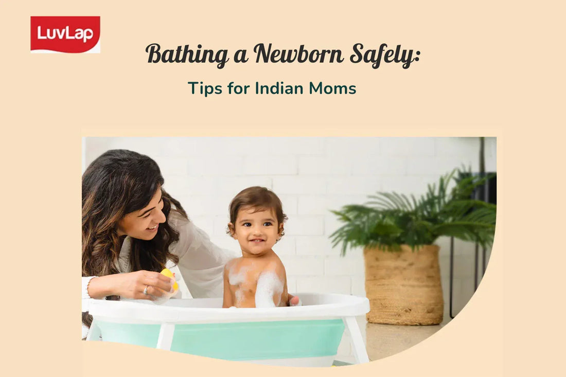 How to bathe newborn india