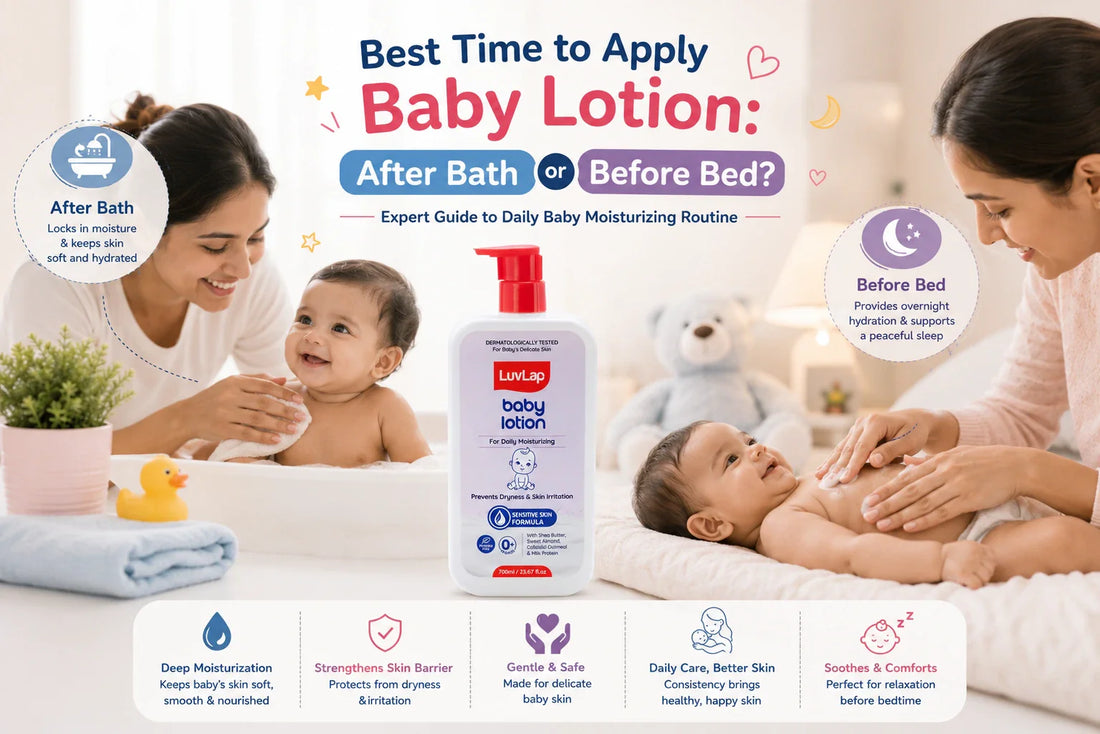 Best Time to Apply Baby Lotion: After Bath or Before Bed?