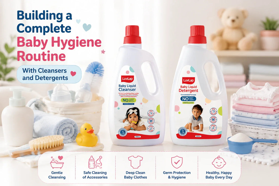 Building a Complete Baby Hygiene Routine With Cleansers and Detergents