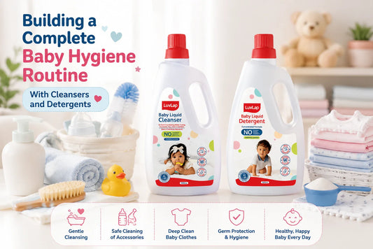 Building a Complete Baby Hygiene Routine With Cleansers and Detergents