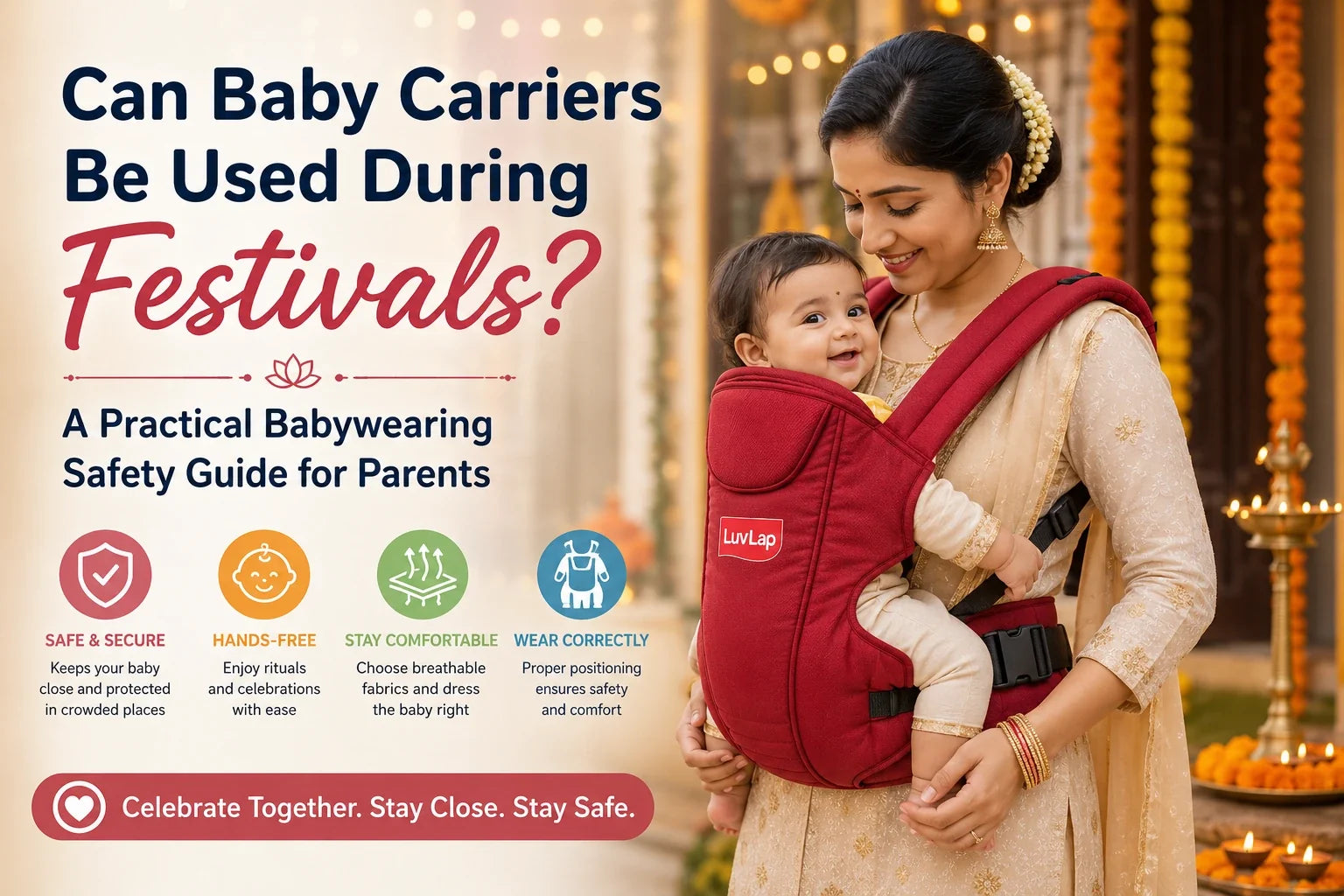 Can Baby Carriers Be Used During Festivals? A Practical Babywearing Safety Guide for Parents