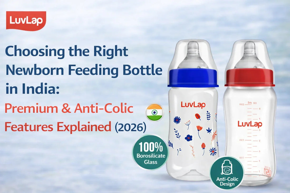 Choosing the Right Newborn Feeding Bottle in India: Premium & Anti-Colic: Features Explained (2026)