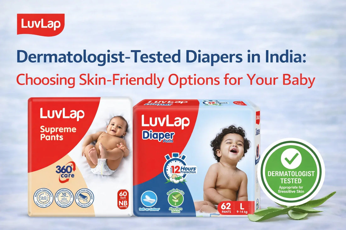 Dermatologist-Tested Diapers in India: Choosing Skin-Friendly Options for Your Baby