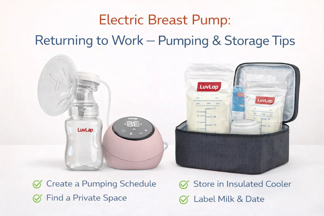 Electric Breast Pump: Returning to Work - Pumping & Storage Tips