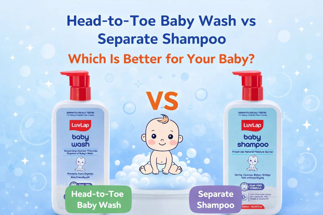 Head-to-Toe Baby Wash vs Separate Shampoo: Which Is Better for Your Baby?
