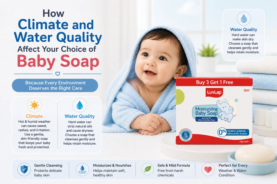 How Climate and Water Quality Affect Your Choice of Baby Soap