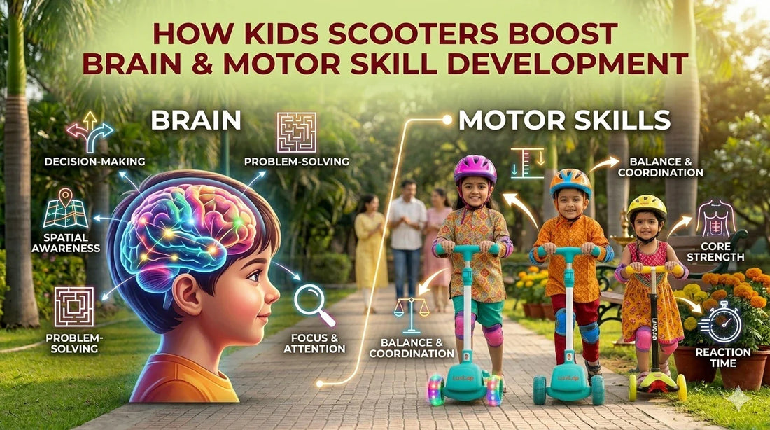 Kids Scooter & Child Development: How Scooting Boosts Brain, Balance, and Motor Skills in Growing Children