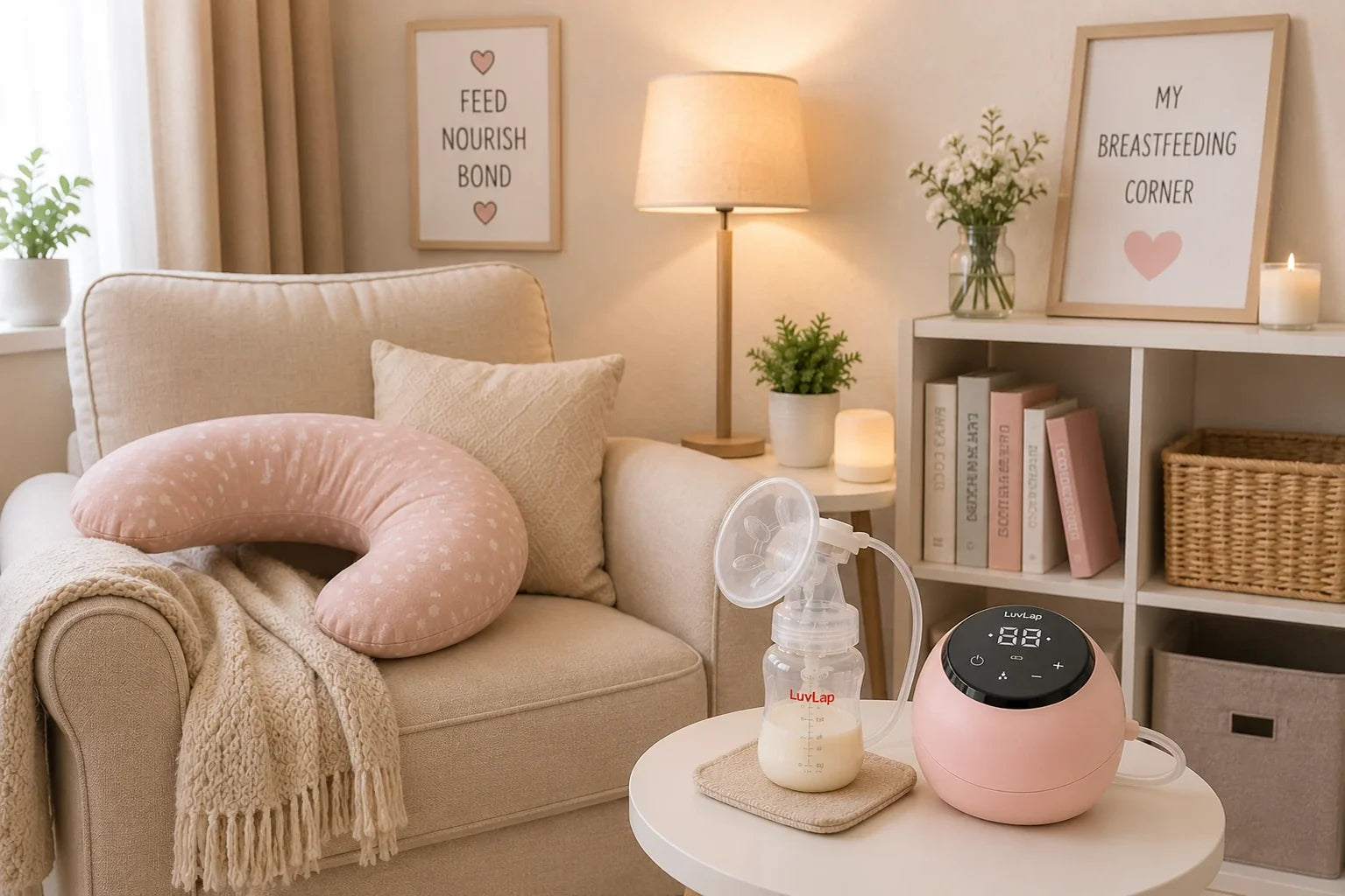 How to Build a Breastfeeding Corner at Home