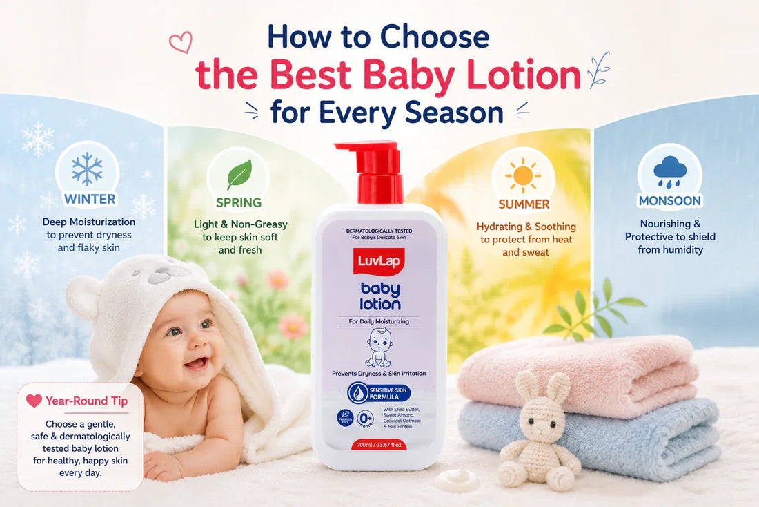 How to Choose the Best Baby Lotion for Every Season