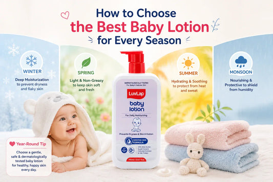 How to Choose the Best Baby Lotion for Every Season