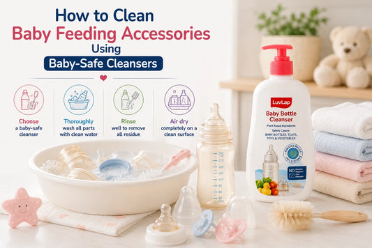 How to Clean Baby Feeding Accessories Using Baby-Safe Cleansers