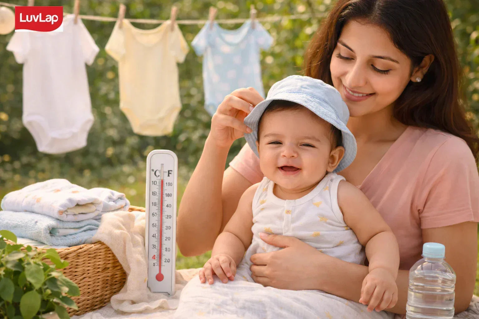 How to Dress Your Baby for 40°C+ Summers: The Role of 100% Cotton and Light Weaves