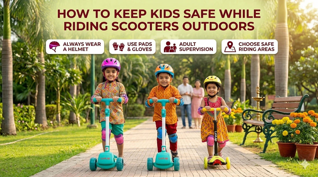 How to Keep Kids Safe While Riding Scooters Outdoors