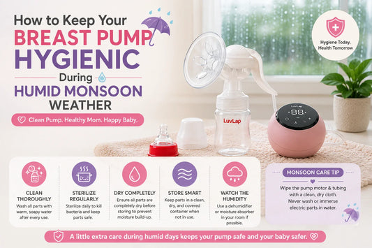 How to Keep Your Breast Pump Hygienic During Humid Monsoon Weather: Cleaning, Sterilization & Mold Prevention Tips