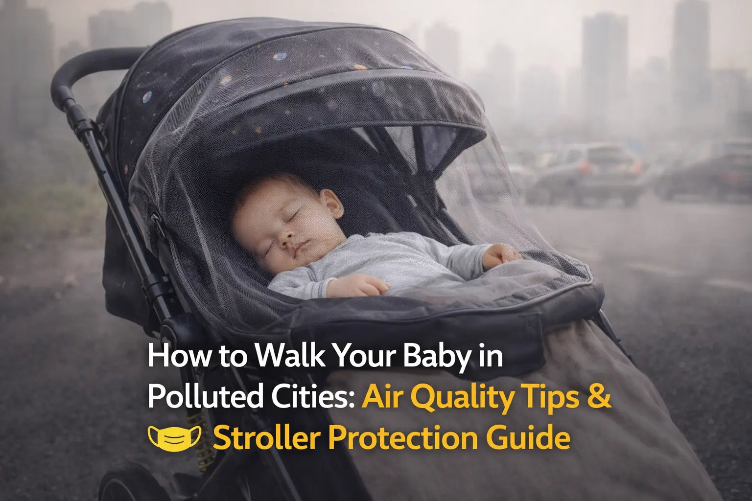 How to Walk Your Baby in Polluted Cities: Air Quality Tips & Stroller Protection Guide