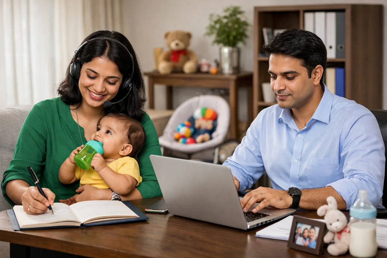 Indian Working Parents: Managing Baby Care & Office Life Without Guilt