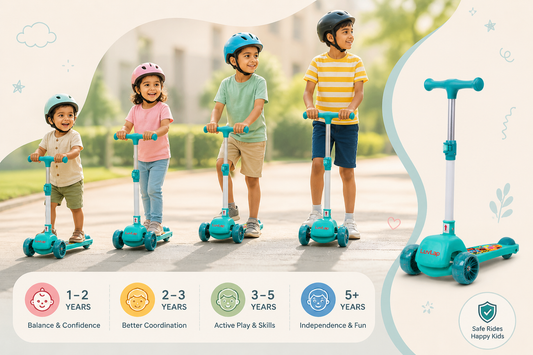 Kids Scooter Age Guide India: What Age Is Right for Your Child to Start?