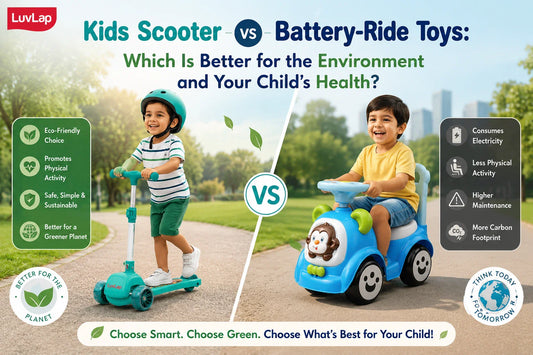 Kids Scooter vs Battery-Ride Toys: Which Is Better for the Environment and Your Child’s Health?