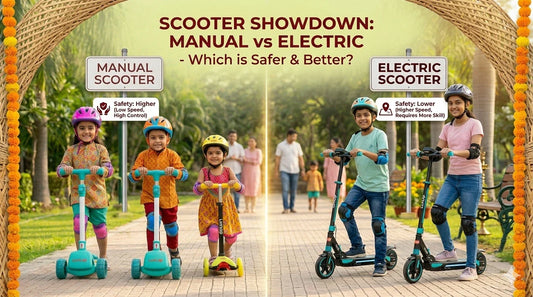 Manual vs Electric Scooter for Kids: Which Is Safer and Better in India?