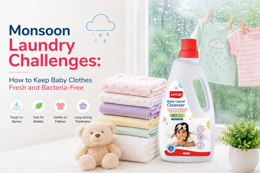 Monsoon Laundry Challenges: How to Keep Baby Clothes Fresh and Bacteria-Free