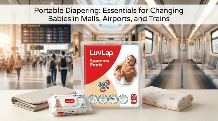 Portable Diapering: Essentials for Changing Babies in Malls, Airports, and Trains