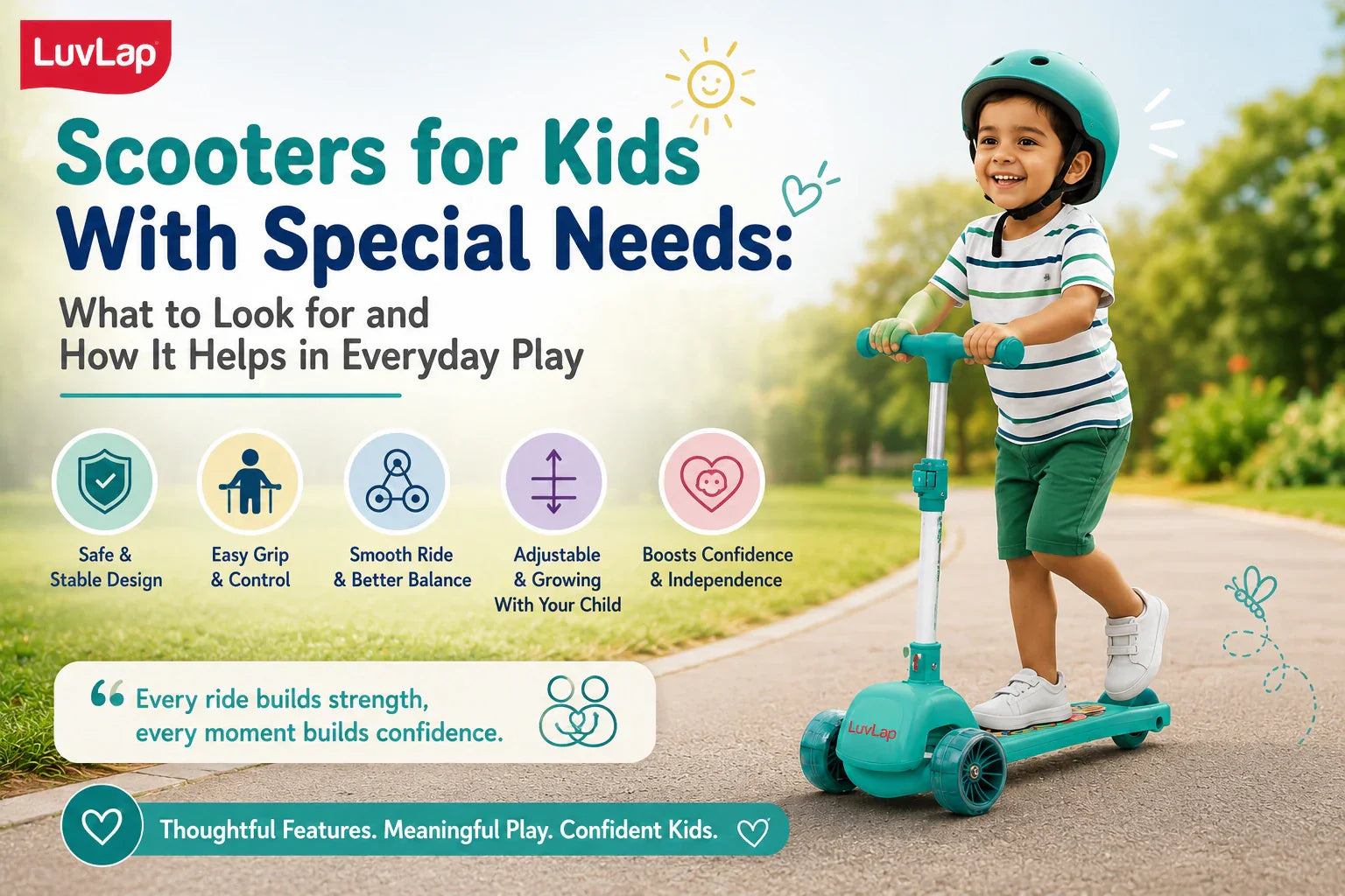 Scooters for Kids With Special Needs: What to Look for and How It Helps in Everyday Play