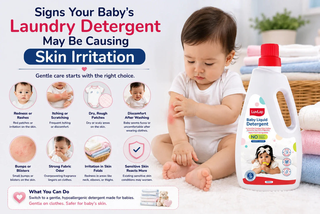 Signs Your Baby's Laundry Detergent May Be Causing Skin Irritation