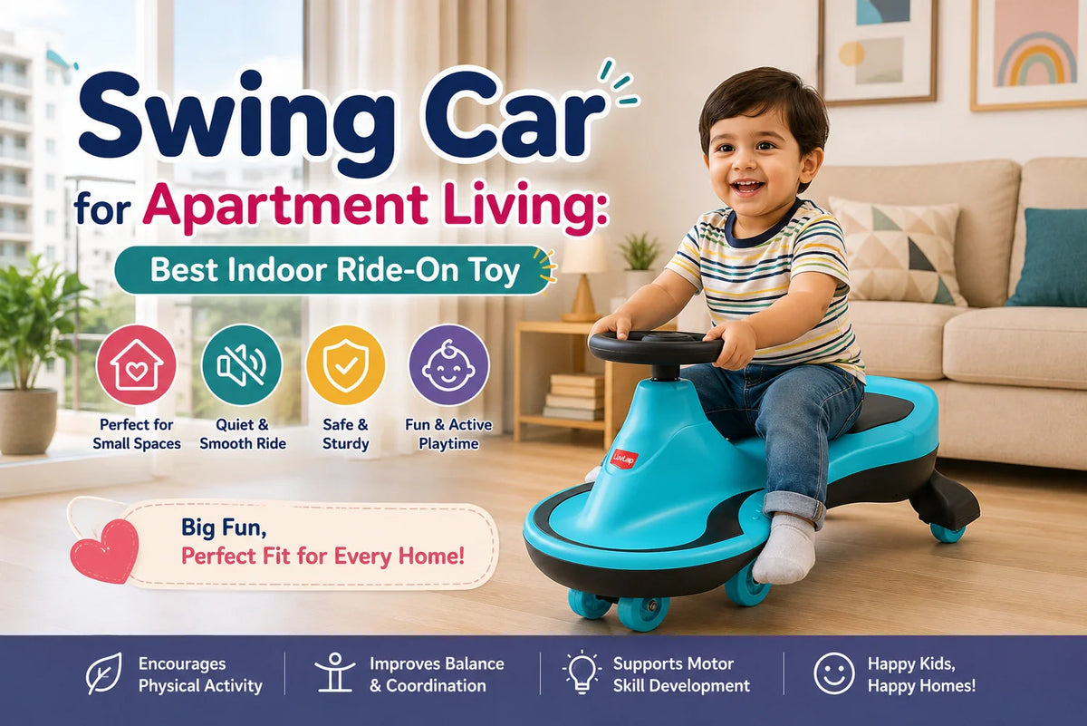 Small Flat, Big Fun: Why a Swing Car Is the Perfect Indoor Ride-On Toy for Apartment Living