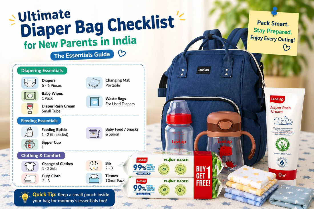Ultimate Diaper Bag Checklist for New Parents in India: The Essentials Guide (2026)