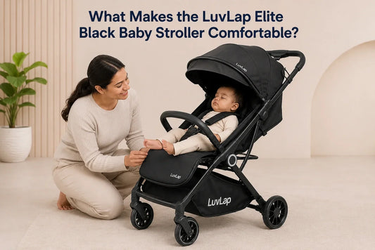 What Makes the LuvLap Elite Black Baby Stroller Comfortable?