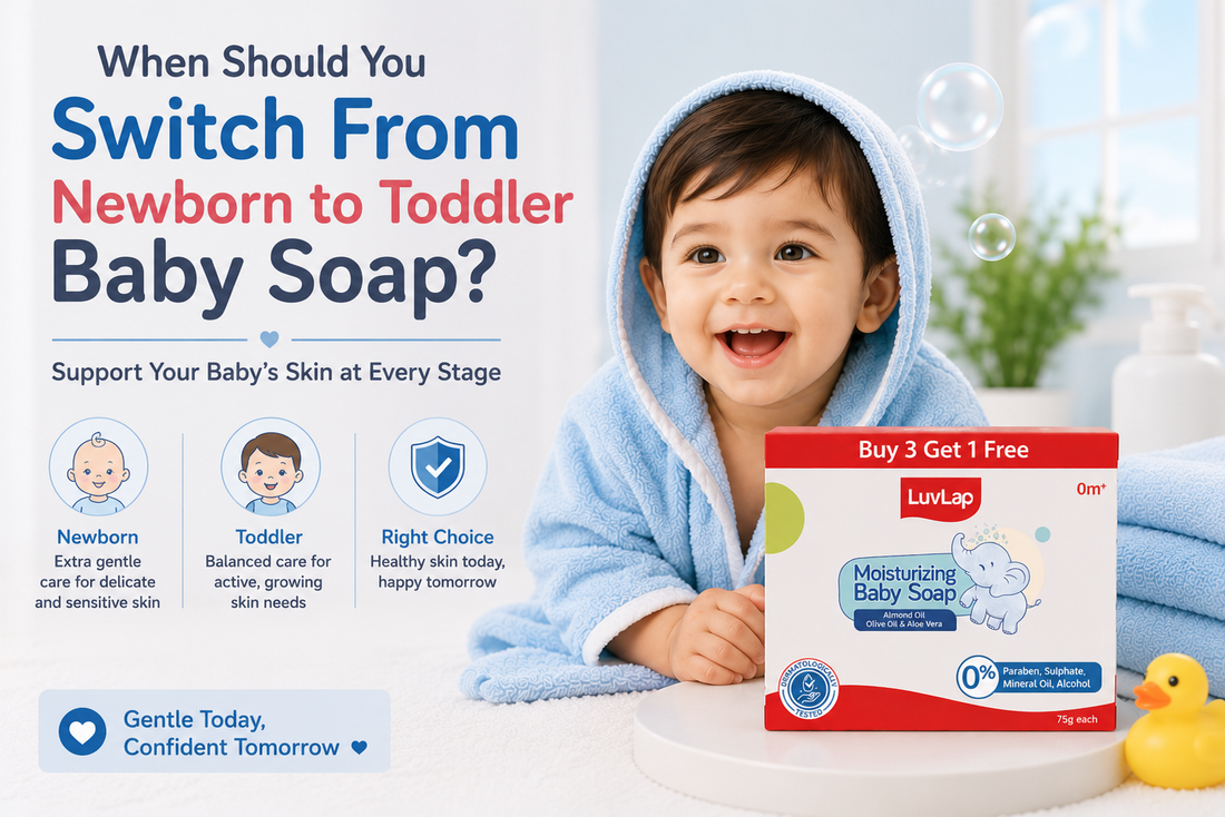 When Should You Switch From Newborn to Toddler Baby Soap?