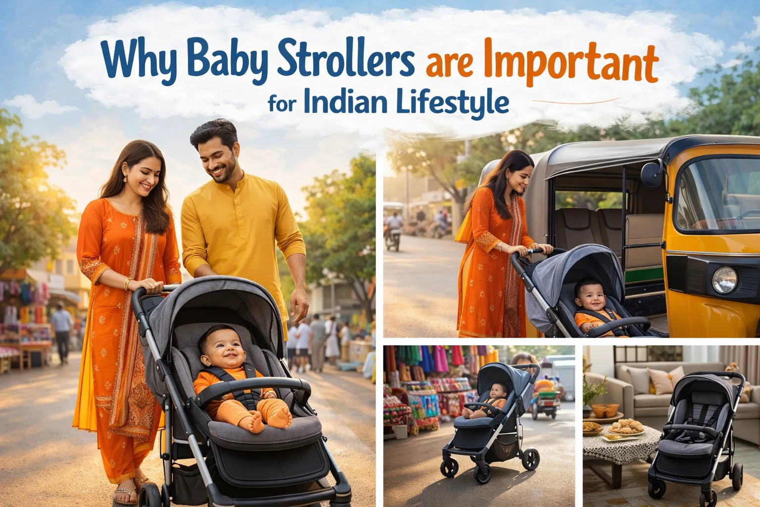 Why Baby Strollers are Important for Indian Lifestyle