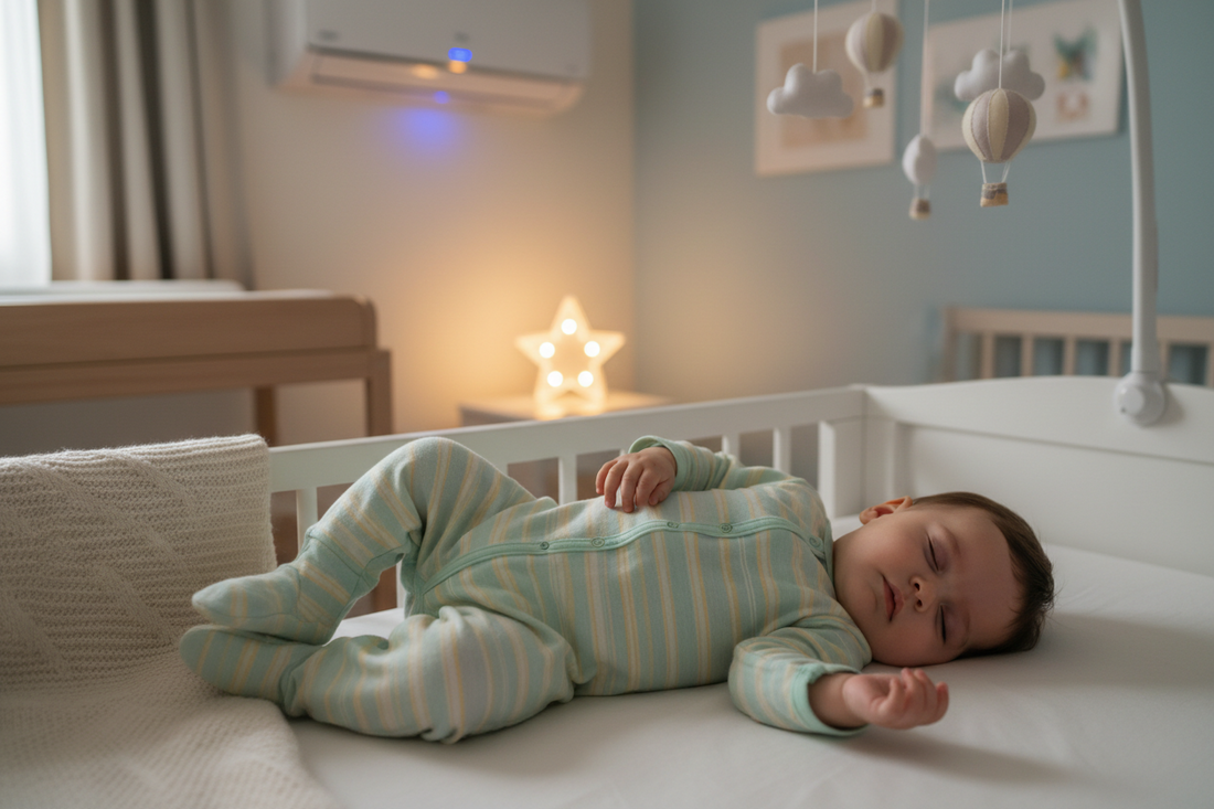 Baby Sleepwear for AC Rooms: How to Dress Your Baby Without Overdressing