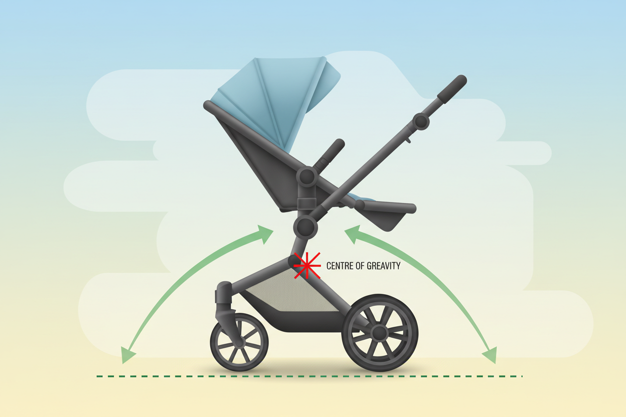 Baby Stroller Centre of Gravity Explained: Why It Matters for Stability